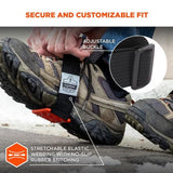 Ergodyne 16320 TREX Mid-Sole Ice Cleats for Flat Sole Footwear 2.5 x 2 x 0.19 in. (1 Pair) - 2