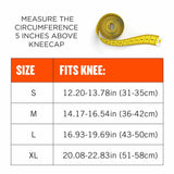 Ergodyne 16555 601 XL Black Knee Compression Sleeve - 10