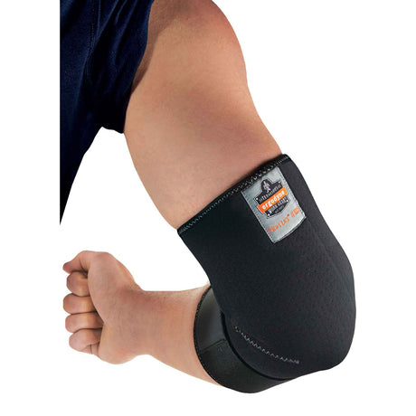 Ergodyne 16583 ProFlex 655 Neoprene Elbow Sleeve with Strap, Medium, Black