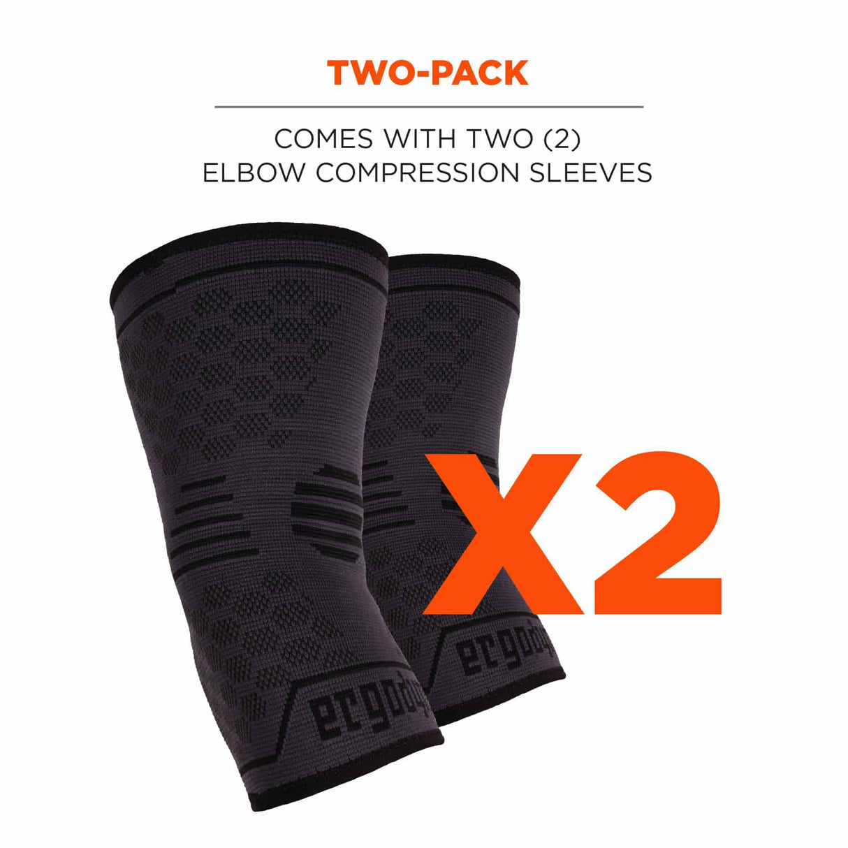 Ergodyne 16592 651 S Black Elbow Compression Sleeve - 5