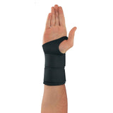 Ergodyne 16624 ProFlex 675 Ambidextrous Double Strap Wrist Support, Large, Black - 2