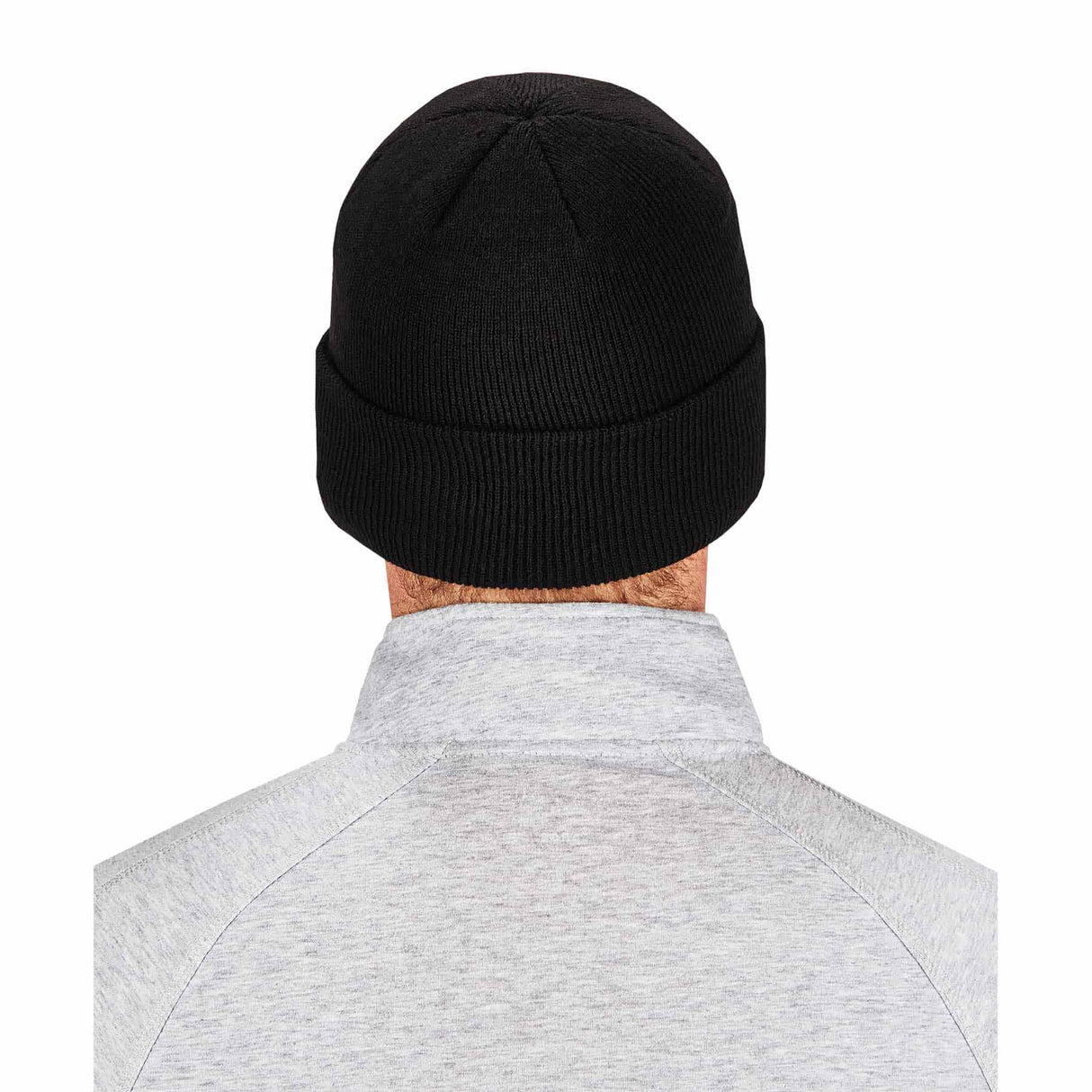 Ergodyne 16808 6806  Black Cuffed Rib Knit Beanie Hat - 4