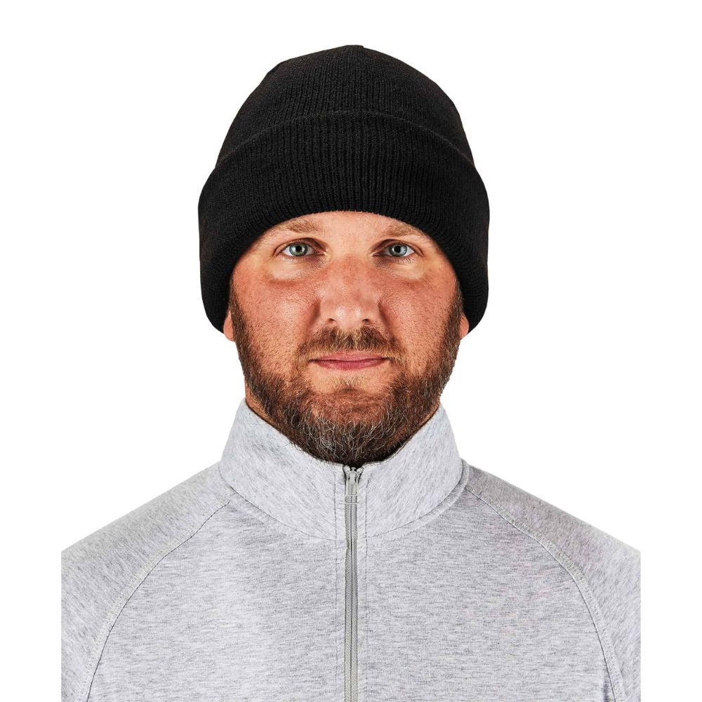 Ergodyne 16811 #6811ZI Rib Knit Hat w/ Bump Cap Insert - 5