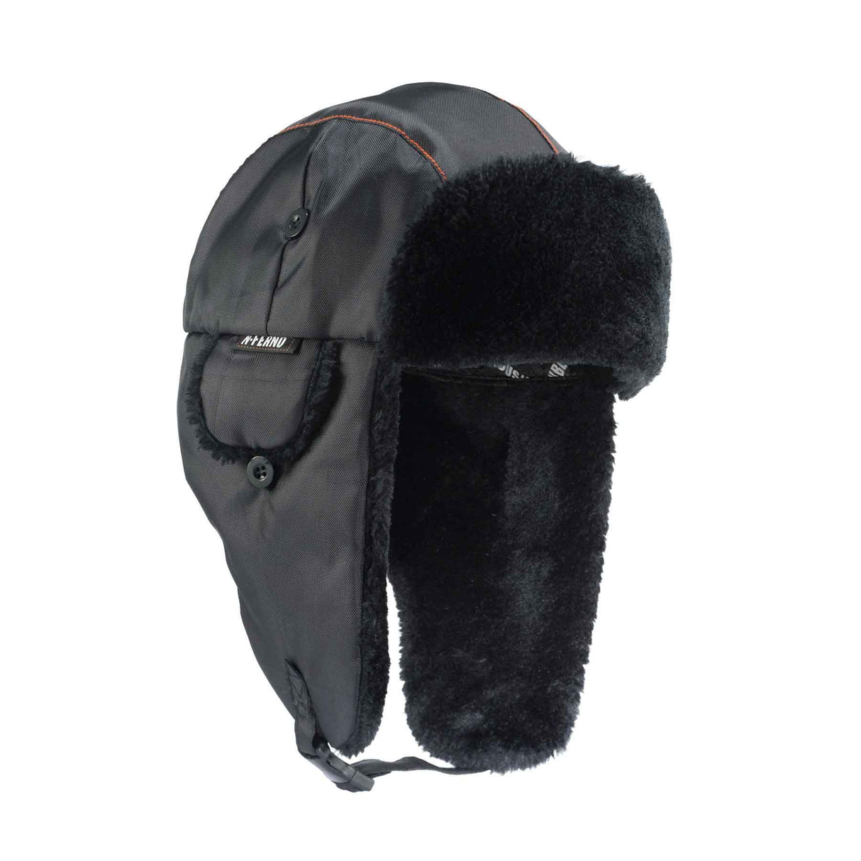 Ergodyne 16843 N-Ferno 6802 Classic Trapper Hat, Small/Medium, Black - 7