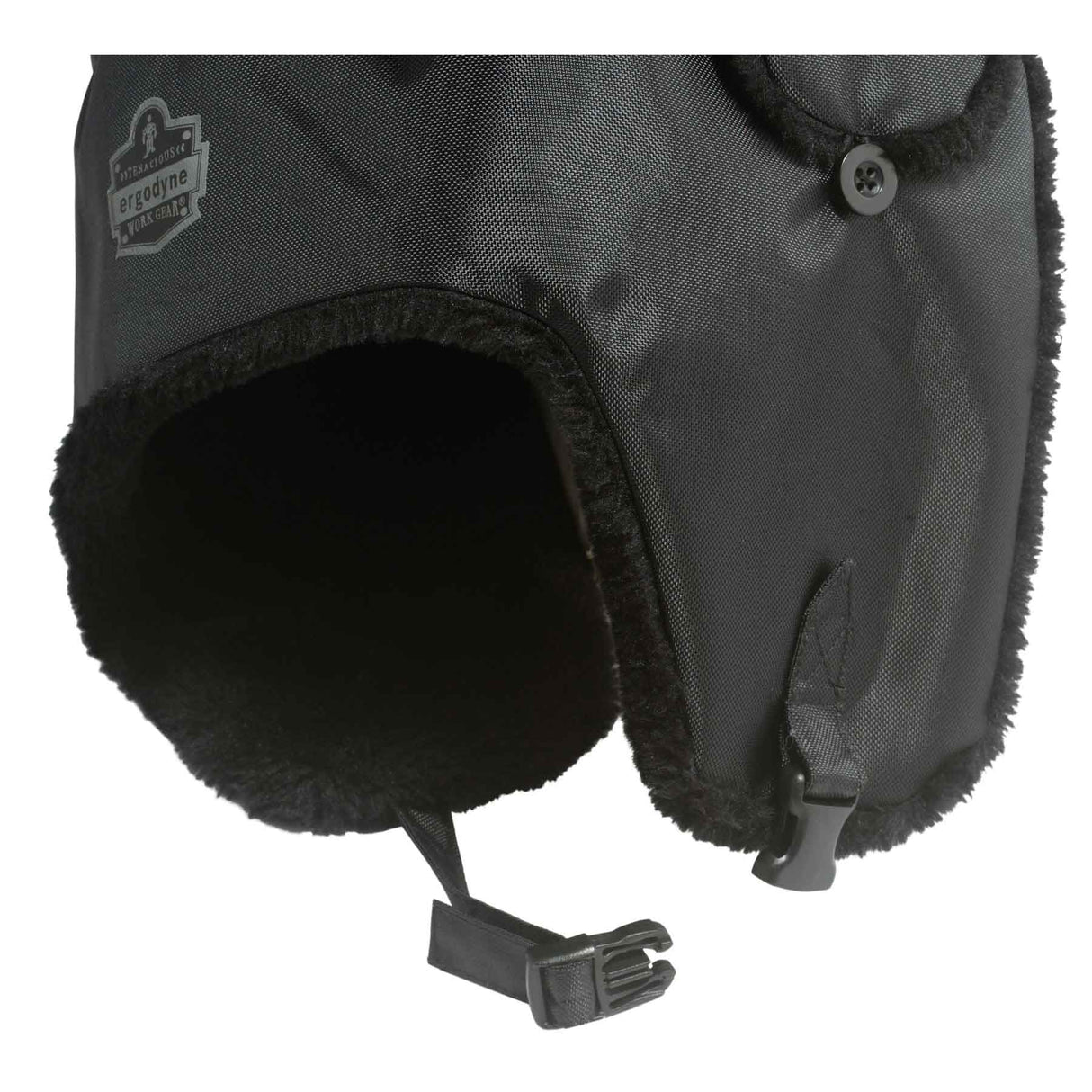 Ergodyne 16845 N-Ferno 6802 Classic Trapper Hat, Large/XL, Black - 4