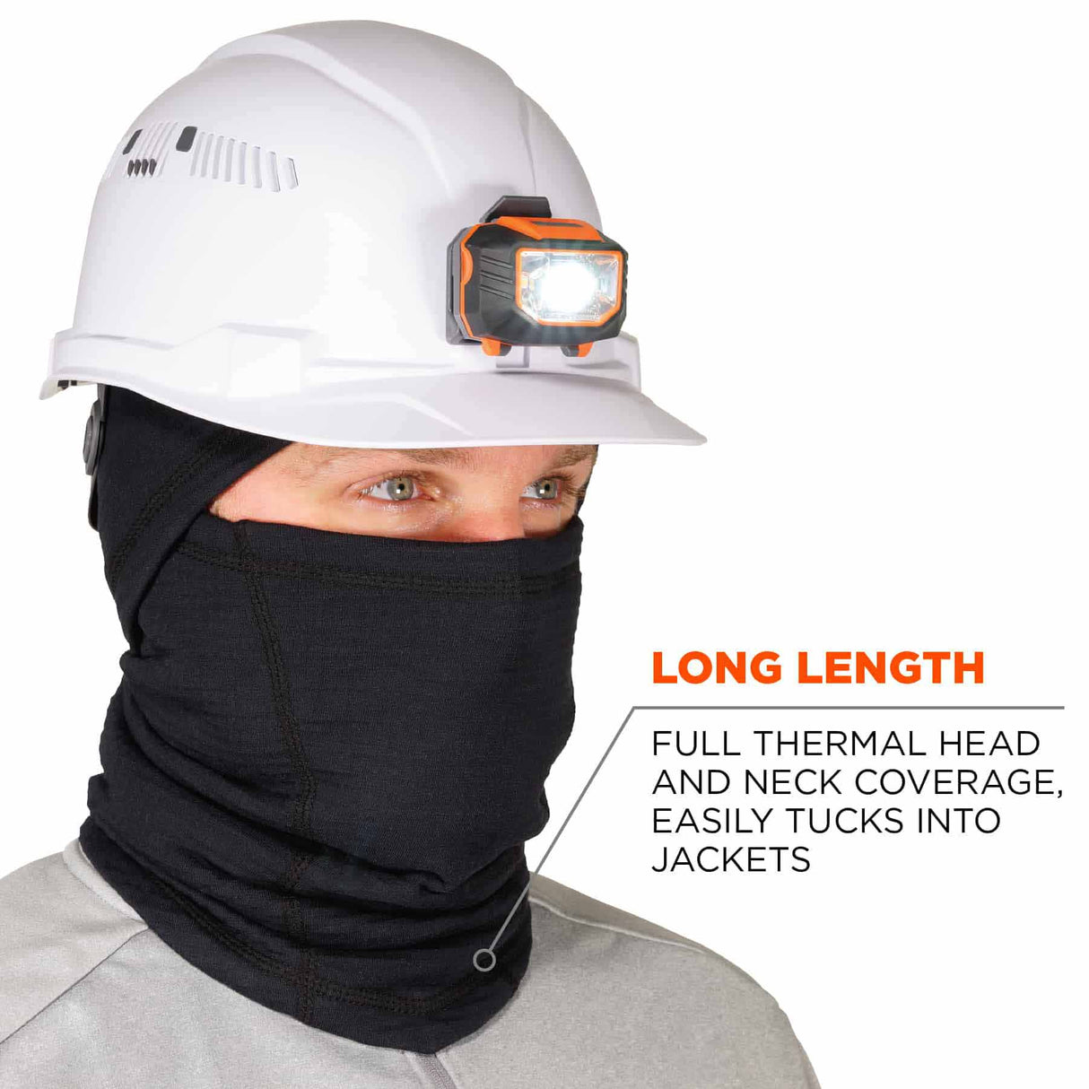 Ergodyne 16847 6847  Black FR Balaclava Face Mask - Dual Compliant - 5