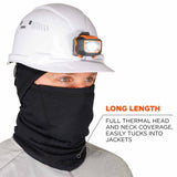 Ergodyne 16847 6847  Black FR Balaclava Face Mask - Dual Compliant - 5