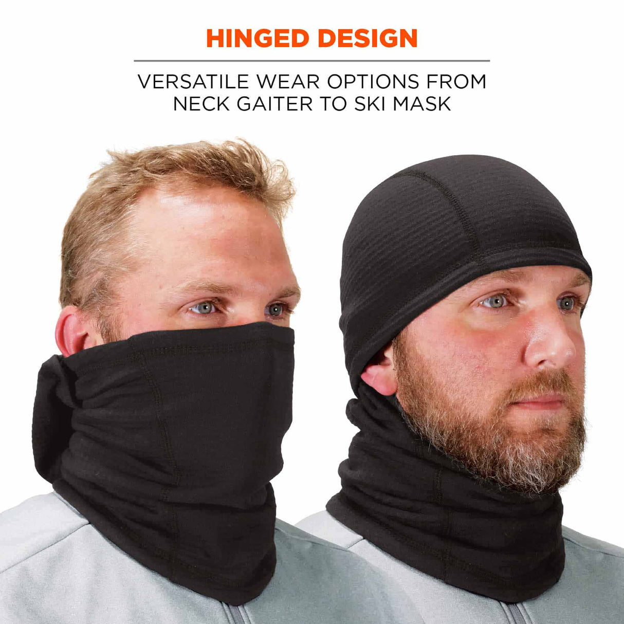 Ergodyne 16847 6847  Black FR Balaclava Face Mask - Dual Compliant - 6