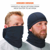 Ergodyne 16848 6847  Navy FR Balaclava Face Mask - Dual Compliant - 6