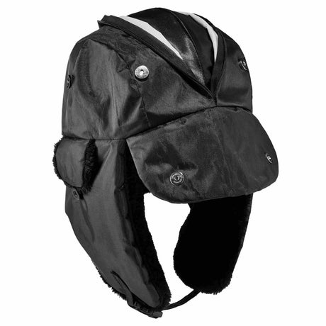 Ergodyne 16857 6802Z S/M Black Zippered Trapper Hat