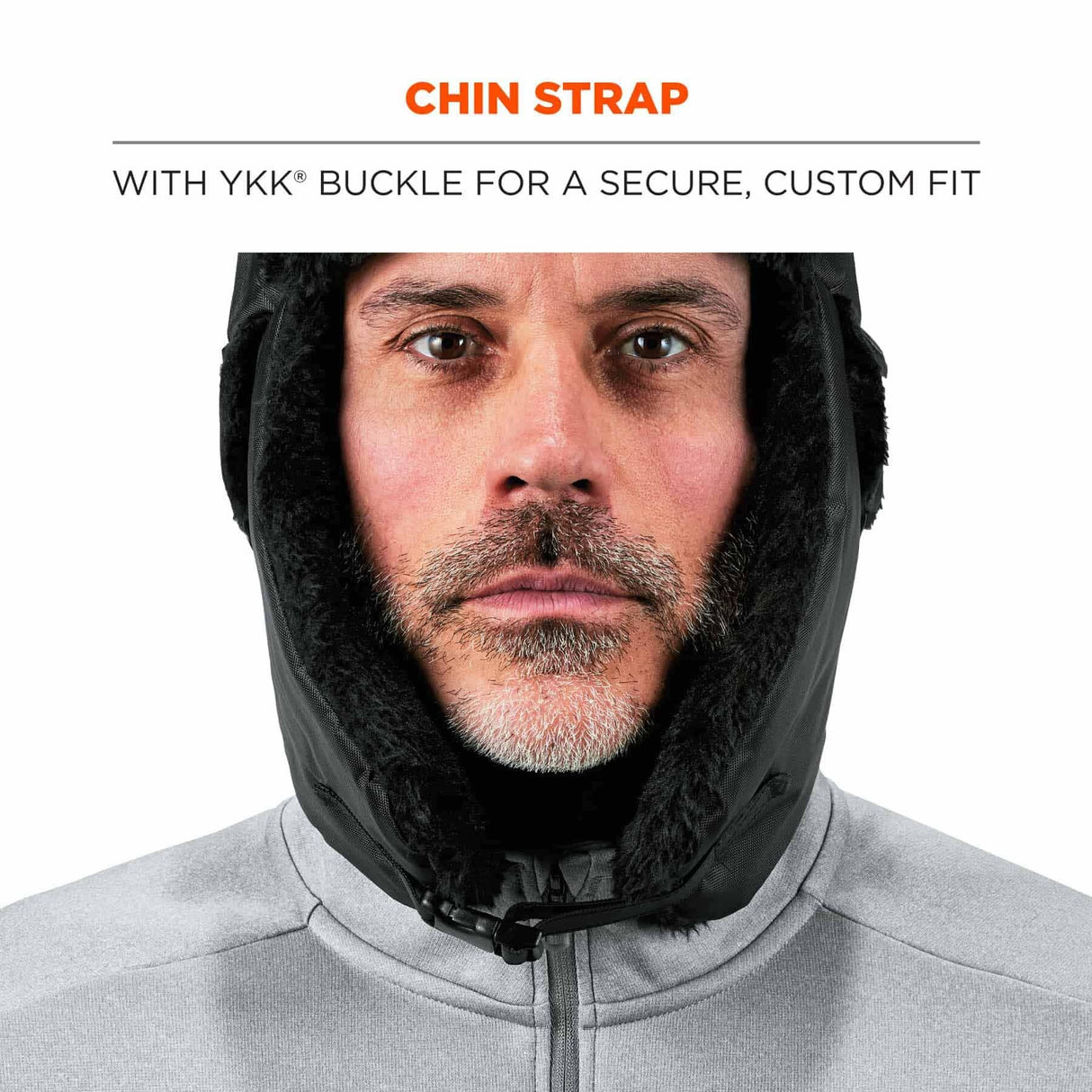 Ergodyne 16857 6802Z S/M Black Zippered Trapper Hat - 10