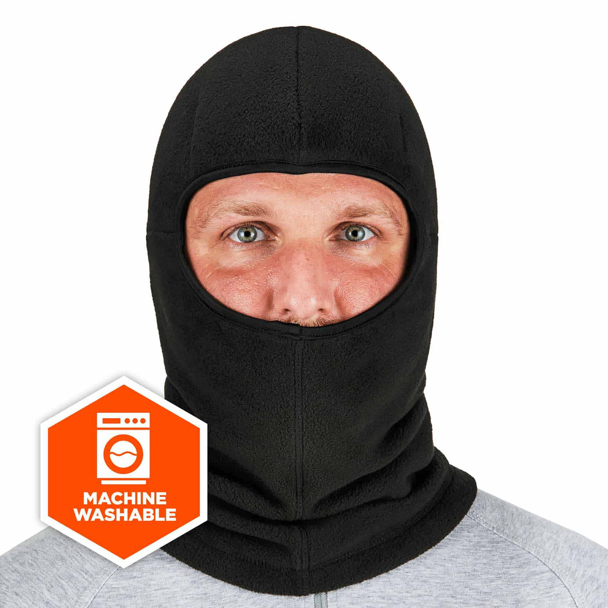 Ergodyne 16893 6893ZI  Black Balaclava + Bump Cap Insert - 7