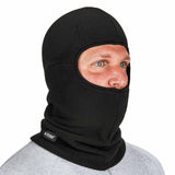 Ergodyne 16894 6893Z  Black Balaclava - Zipper for Bump Cap Insert