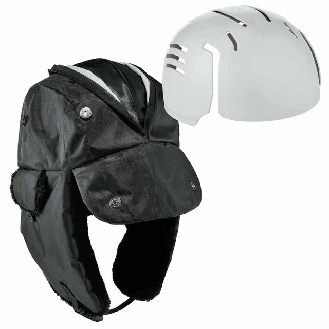 Ergodyne 16897 6802ZI S/M Kit Black Zipper Trapper Hat + Universal Bump Cap