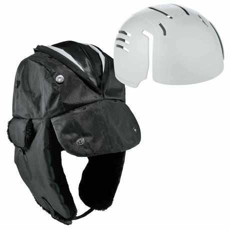 Ergodyne 16899 6802ZI L/XL Kit Black Zipper Trapper Hat + Universal Bump Cap