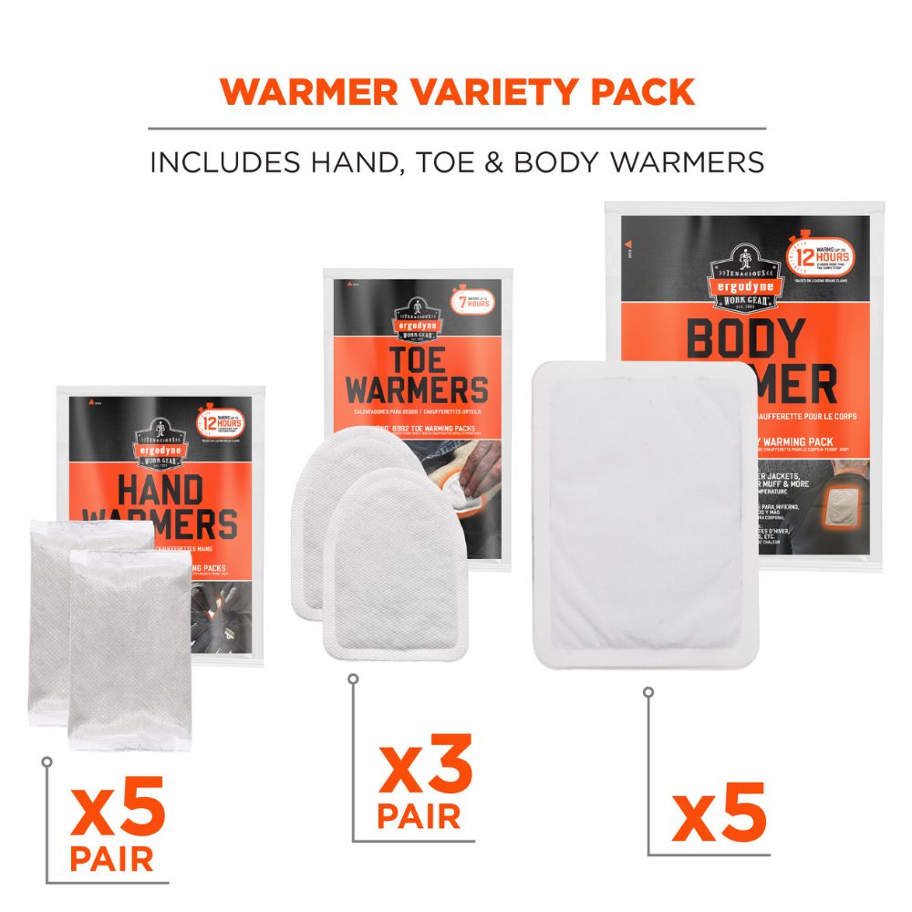 Ergodyne 16994 #6994 White Warming Variety Pack - 2