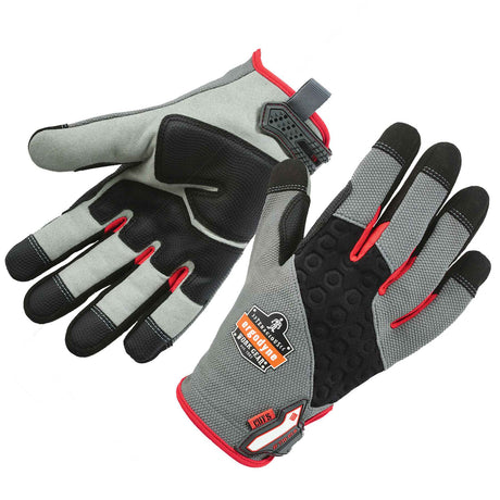 Ergodyne 17123 ProFlex 710CR Heavy-Duty + Cut Resistance Gloves, Medium, Gray