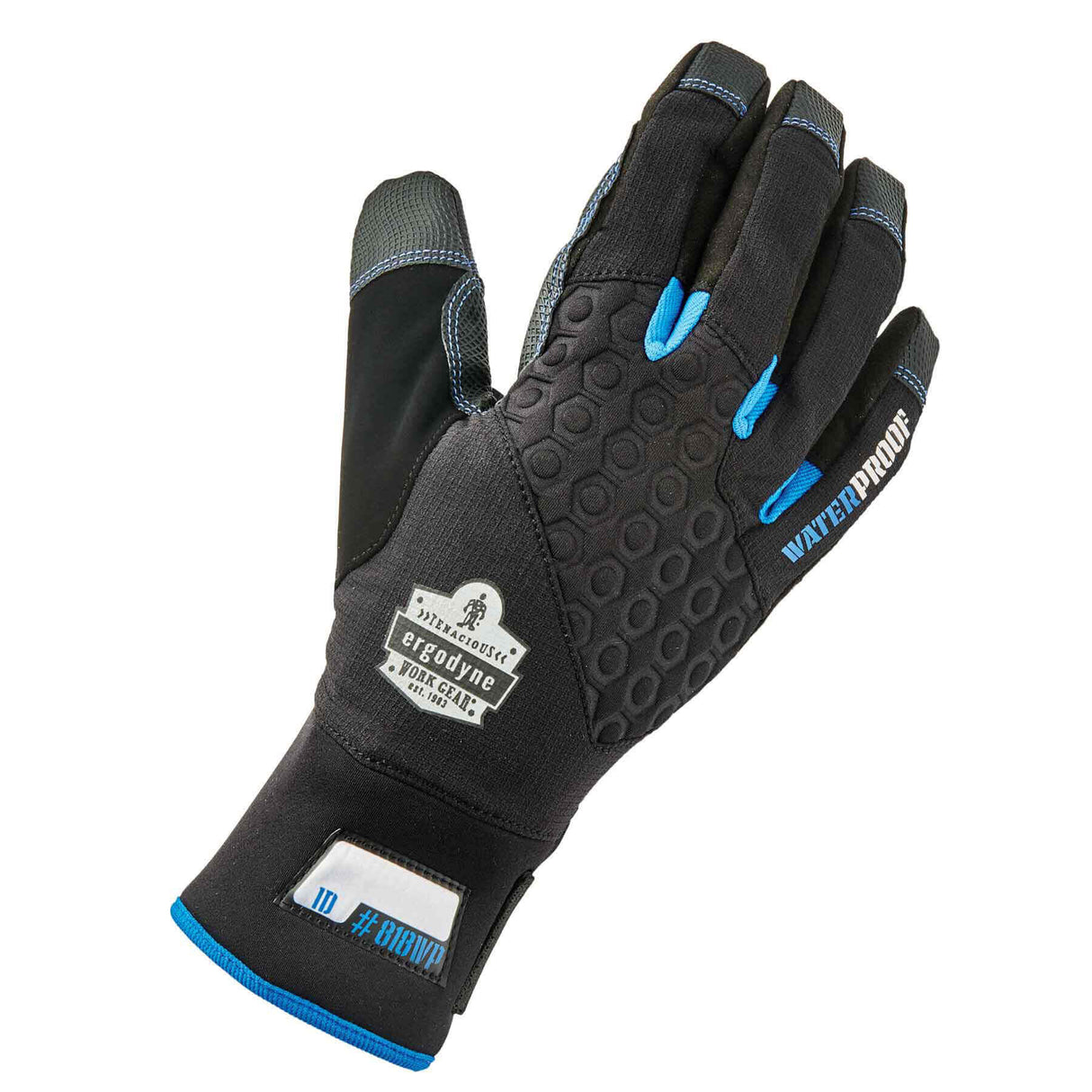 Ergodyne 17382 ProFlex 818WP Performance Thermal Waterproof Utility Gloves, Small, Black