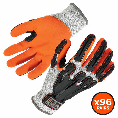 Ergodyne 17584 922CR-CASE L Gray Nitrile-Coated CR Gloves 96-Pair