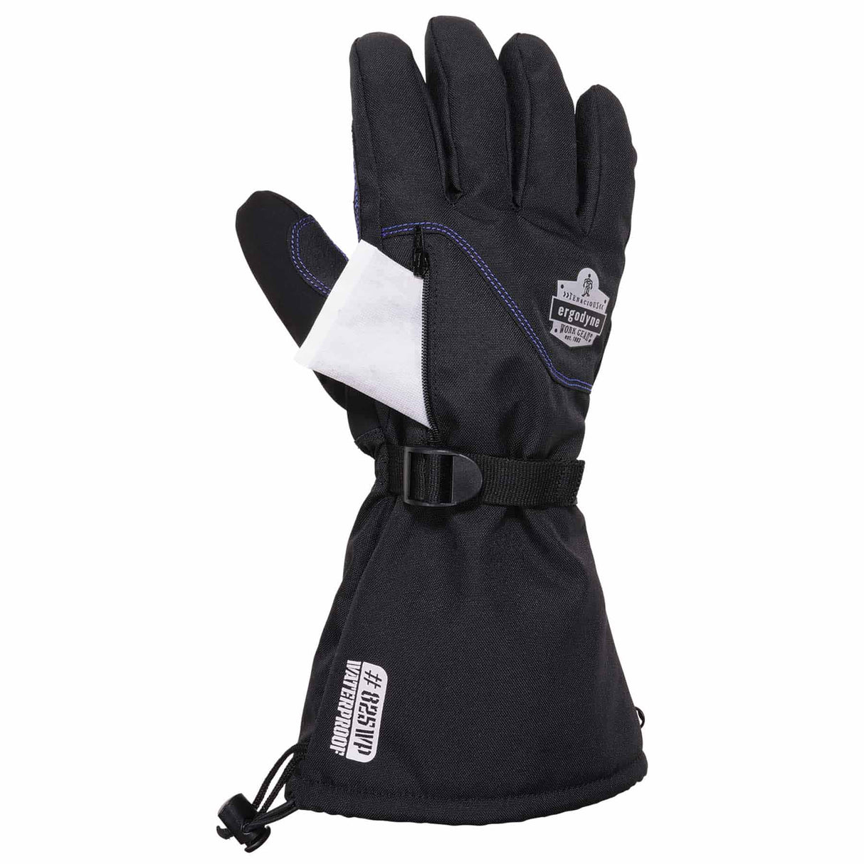 Ergodyne 17603 825WP M Black Thermal WP Gloves - 4