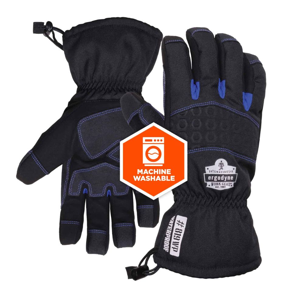 Ergodyne 17612 #819WP S Black Extreme Thermal WP Gloves - 7