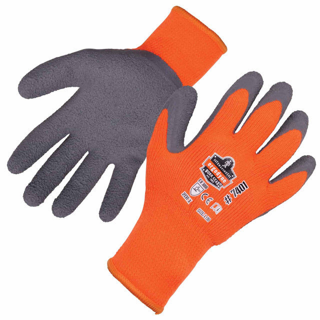 Ergodyne 17624 7401 L Orange Coated Lightweight Winter Gloves