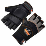 Ergodyne 17695 900 XL Black Half-Finger Impact Gloves