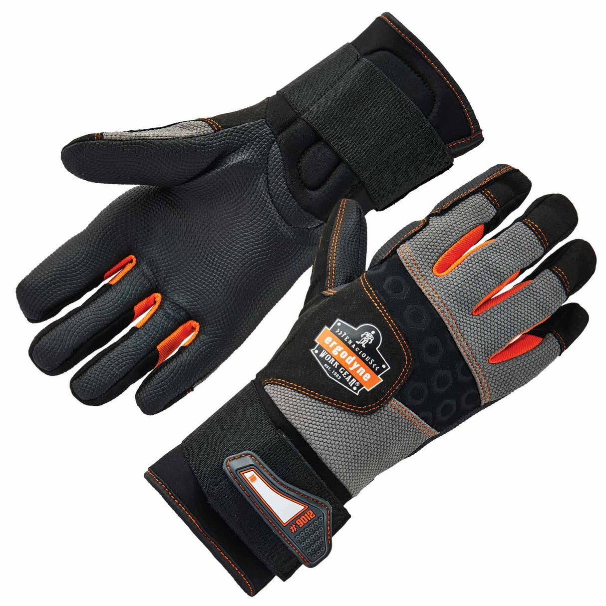 Ergodyne 17732 9012 S Black Certified AV Gloves + Wrist Support