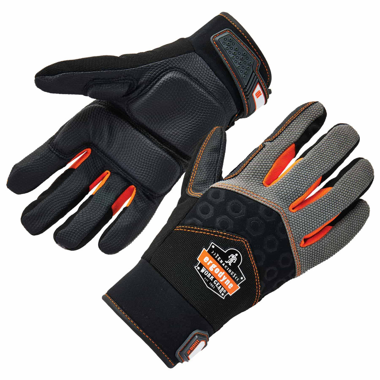 Ergodyne 17772 9001 S Black Full-Finger Impact Gloves