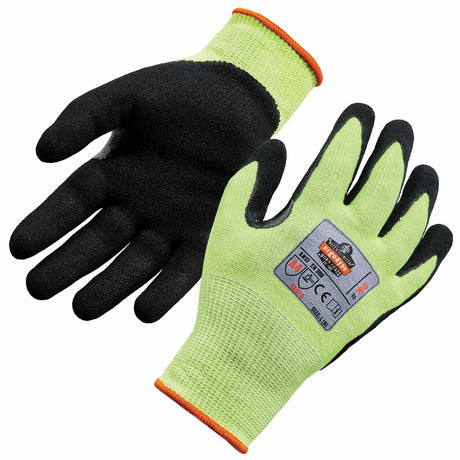 Ergodyne 17815 7041 XL Lime ANSI A4 Nitrile-Coated CR Gloves