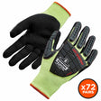 Ergodyne 17832 7141-CASE S Lime ANSI A4 DIR Nitrile-Coated CR Gloves 72-Pair