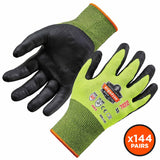 Ergodyne 17872 7022-CASE S Lime ANSI A2 Nitrile-Coated CR Gloves - DSX 144-Pair