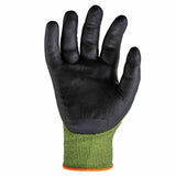 Ergodyne 17872 7022-CASE S Lime ANSI A2 Nitrile-Coated CR Gloves - DSX 144-Pair - 3