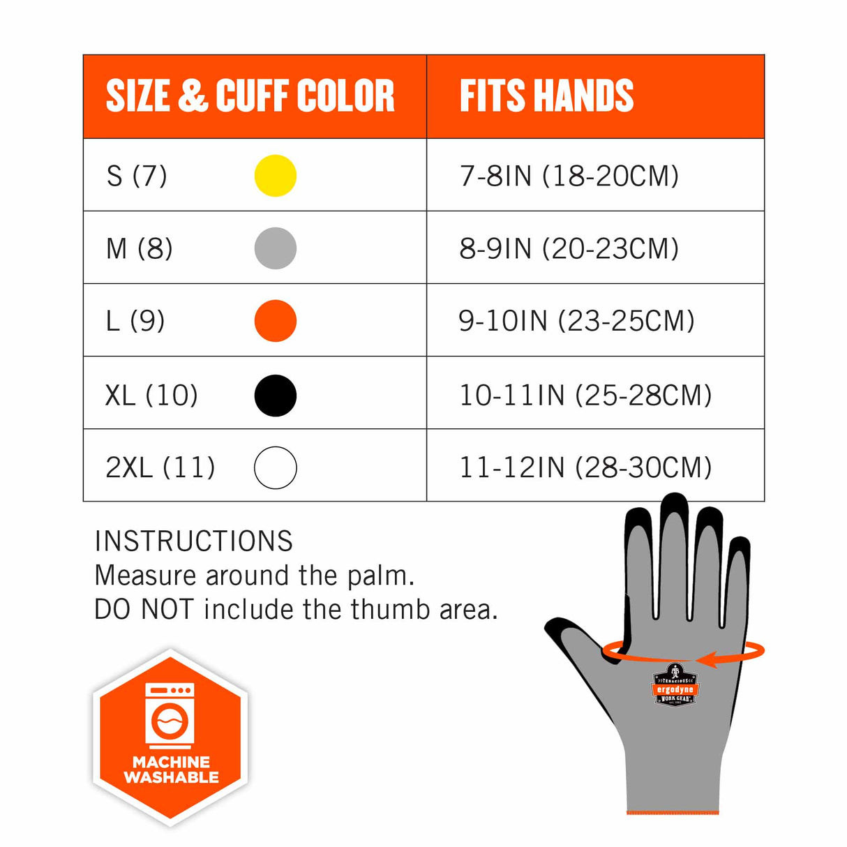 Ergodyne 17882 7031-CASE S Gray ANSI A3 Nitrile-Coated CR Gloves 144-Pair - 8