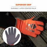 Ergodyne 17893 7401-CASE M Orange Coated Lightweight Winter Gloves 144-Pair - 7