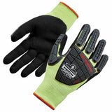 Ergodyne 17915 7141 XL Lime ANSI A4 DIR Nitrile-Coated CR Gloves