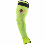 Ergodyne 17945 7941-PR 22 in Lime CR Protective Arm Sleeve 1-Pair - 2
