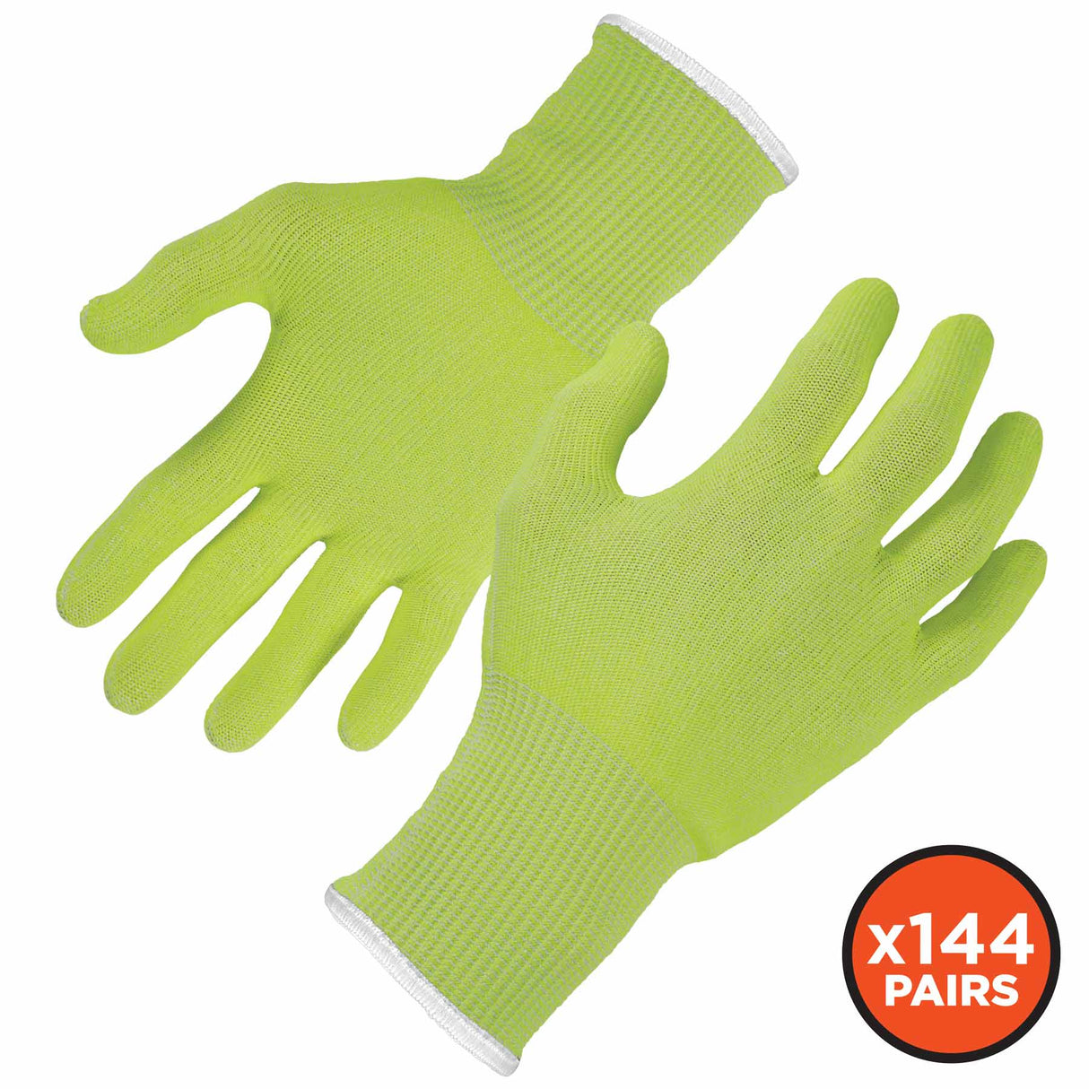 Ergodyne 18026 7040-CASE 2XL Lime ANSI A4 CR Food Grade Gloves 144-Pair