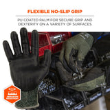 Ergodyne 18032 #7070 12-pair S Green ANSI A7 Nitrile Coated CR Gloves - 4