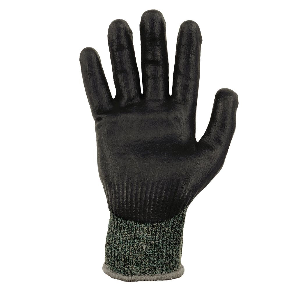 Ergodyne 18033 #7070 12-pair M Green ANSI A7 Nitrile Coated CR Gloves - 8