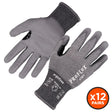 Ergodyne 18063 #7071 12-pair M Gray ANSI A7 PU Coated CR Gloves