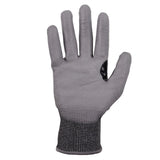 Ergodyne 18064 #7071 12-pair L Gray ANSI A7 PU Coated CR Gloves - 8