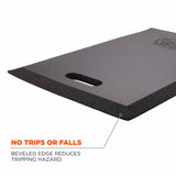 Ergodyne 18378 376  Black Small Foam Kneeling Pad - 0.5in - 3