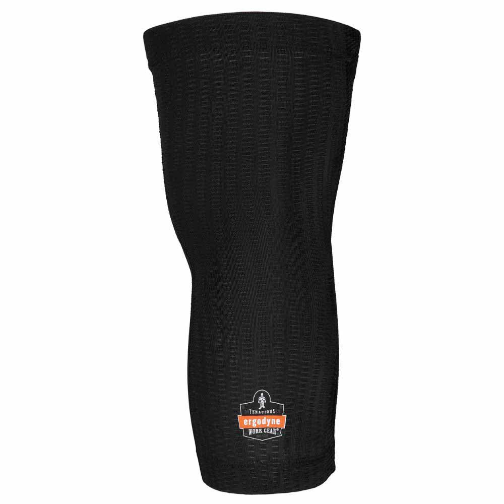 Ergodyne 18526 525 M/L Black Lightweight Knee Sleeves Pair - 7