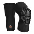 Ergodyne 18553 550 XL+ Black Padded Knee Sleeves 3-Layer Foam Cap Pair