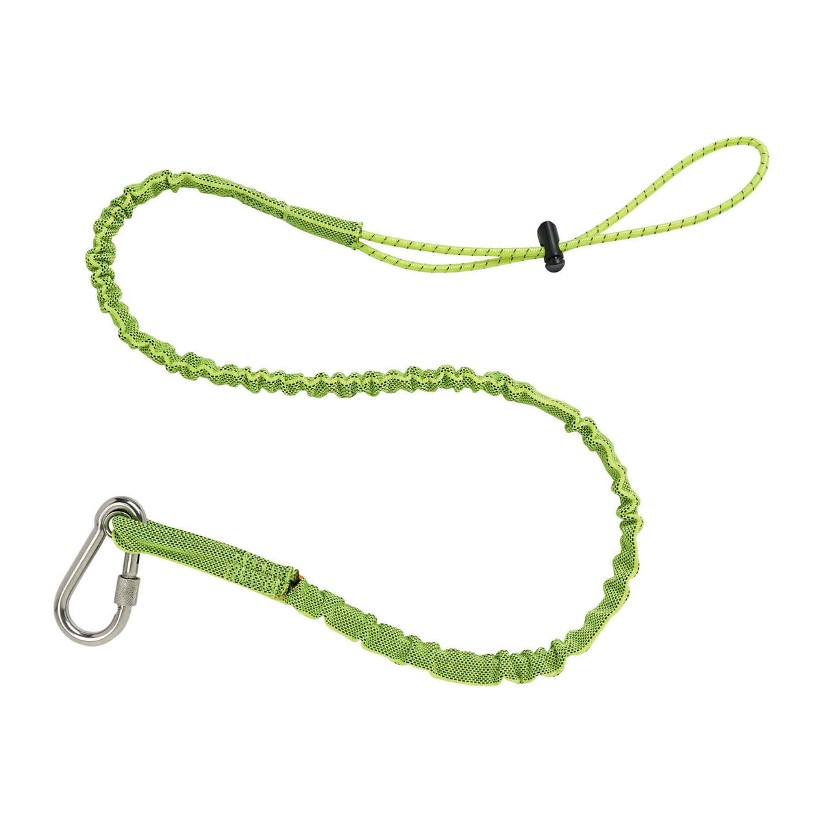 Ergodyne 19007 OAH 3101 Stainless Single Carabiner Tool Lanyard 35 in to 54" 15lb Capacity - 2