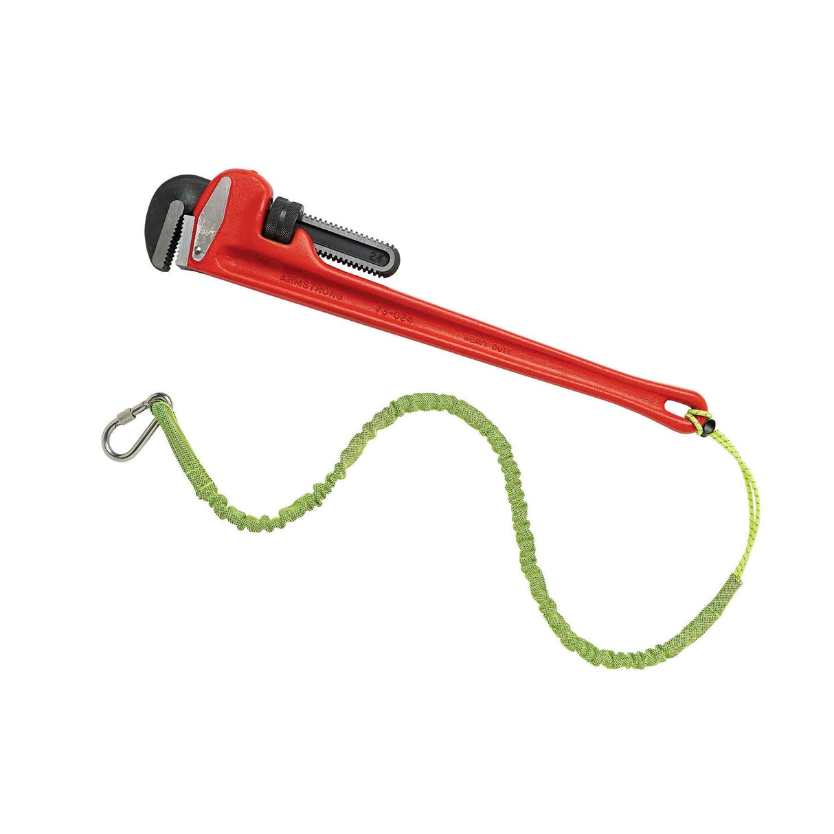 Ergodyne 19017 OAH 3101 Extended Tool Lanyard with Single Stainless Steel Locking Carabiner 15 lb Capacity
