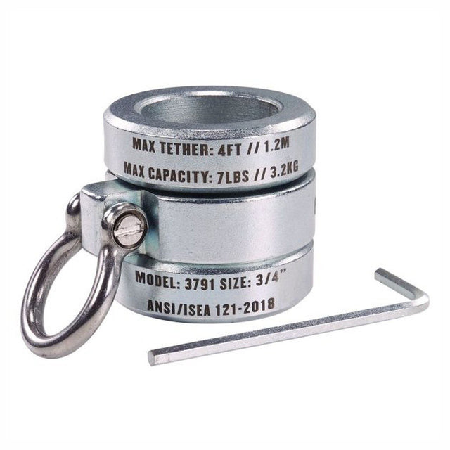Ergodyne 19106 Squids 3791 0.75" Sleever Connecting Bar Lock Collar with Tool Attachment Point