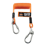 Ergodyne 19131 OAH 3130M Coiled Cable Lanyard - 5lb  Medium - 3