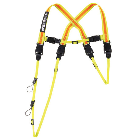 Ergodyne 19135 #3132 XL Hi-Vis Lime Barcode Scanner Lanyard Harness